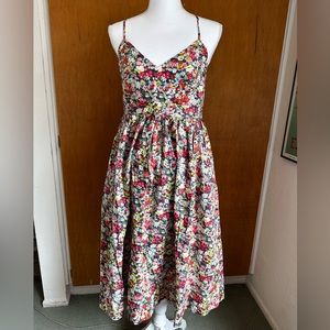 J. Crew Liberty Fabrics Tie Back Sundress